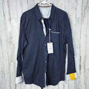 Craft & Flow Black Button Down Shirt Size Large